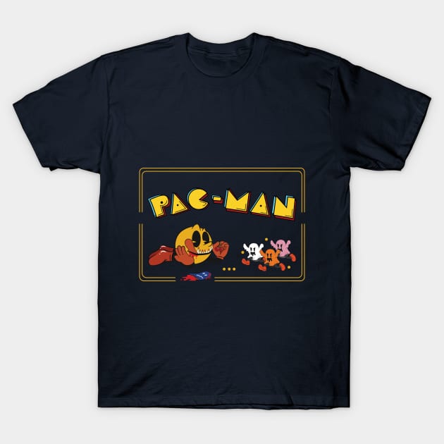 pacman killer baby ghost T-Shirt by Giraroad